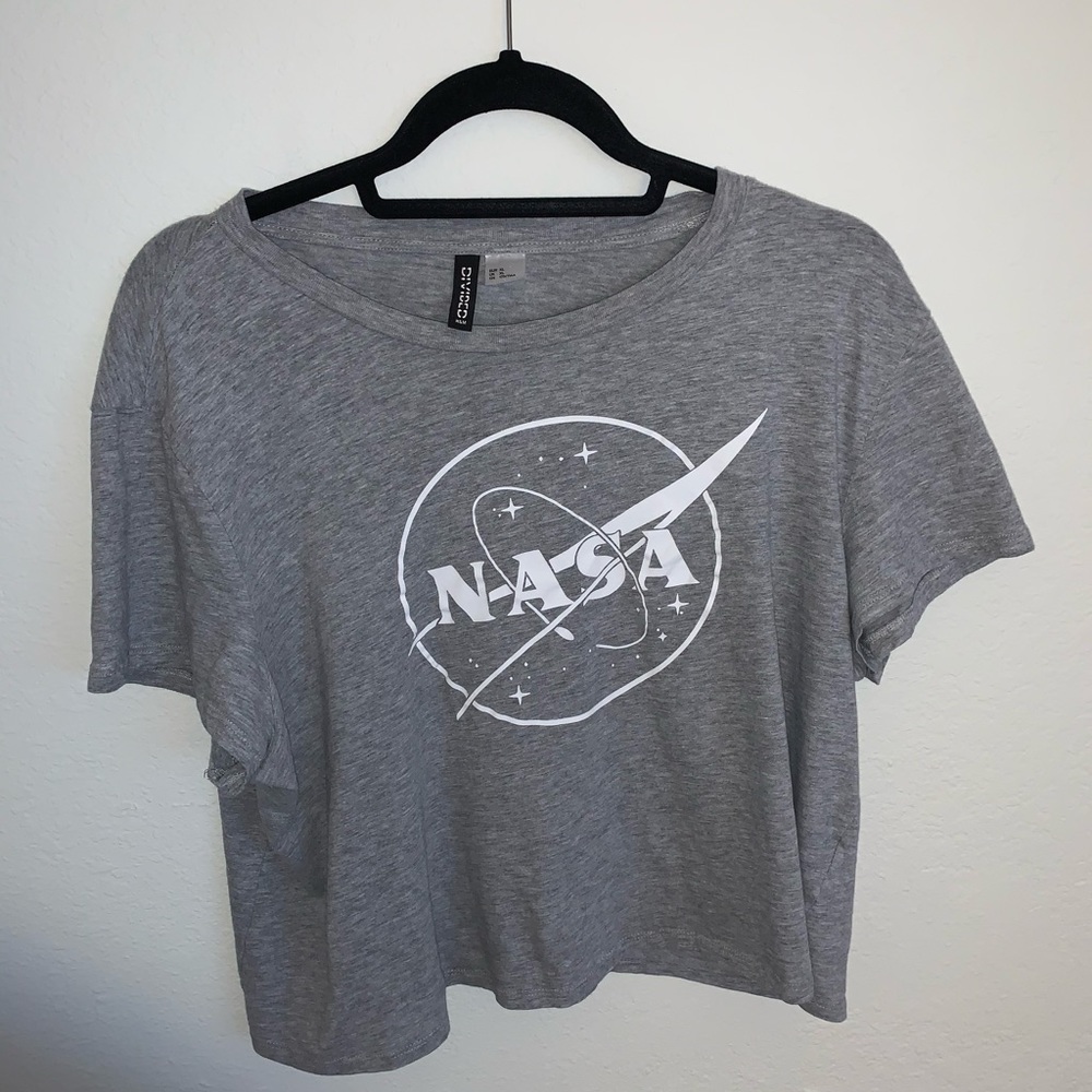 NASA cropped t shirt